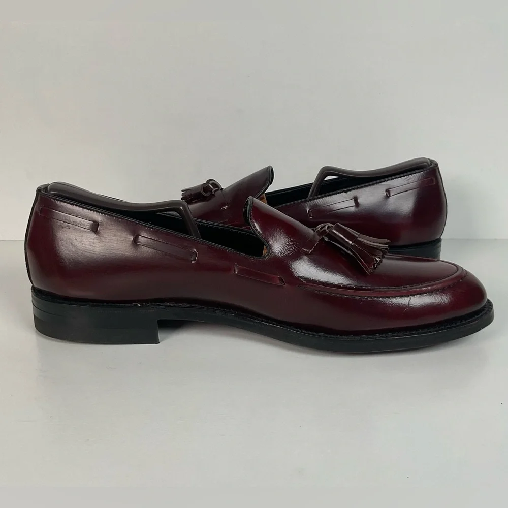 Vintage Florsheim Imperial Tassel Loafers | Tuscany Bordeaux | Men’s 10.5 AA